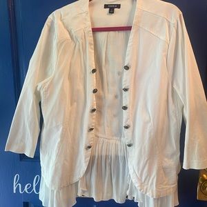Torrid white blazer